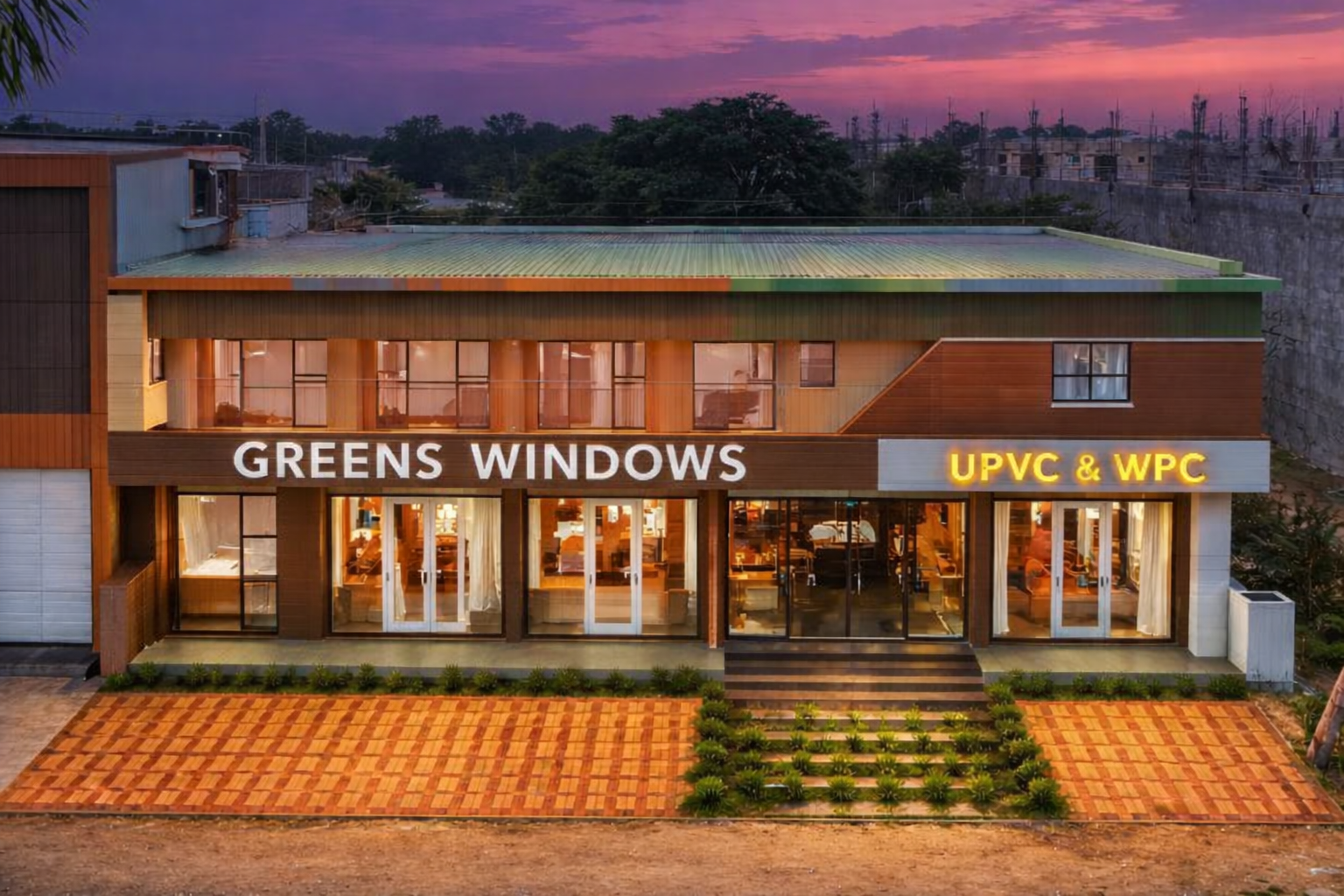 Green's Windows Showroom - Premium UPVC Products Display